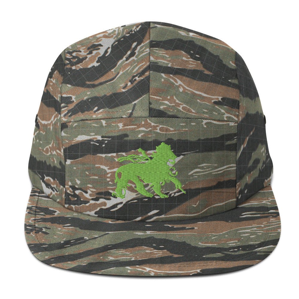 5 - Panel cap army - Lion rasta - Fliukka street wear.