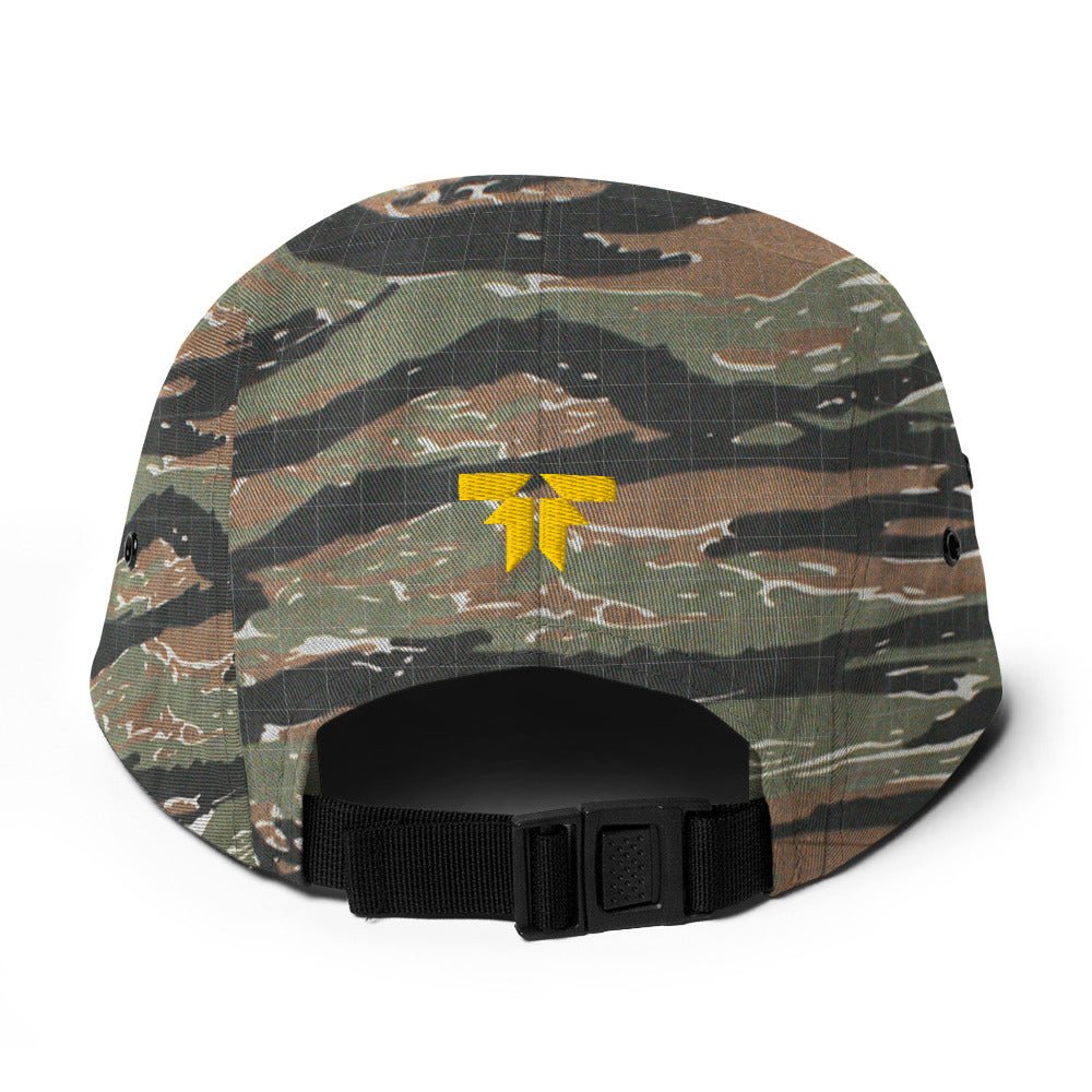 5 - Panel Cap Army - Lionheart / Embroidered Bravery - Fliukka Clothing