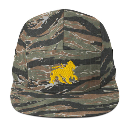 5 - Panel Cap Army - Lionheart / Embroidered Bravery - Fliukka Clothing