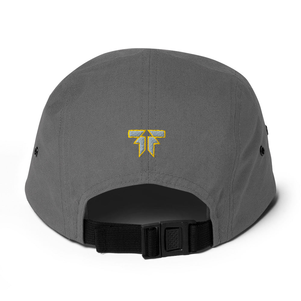 5 - Panel cap gray - Lion rasta - Fliukka street wear.