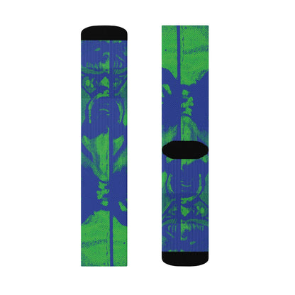 Crew socks - Divided face - Fliukka Clothing.