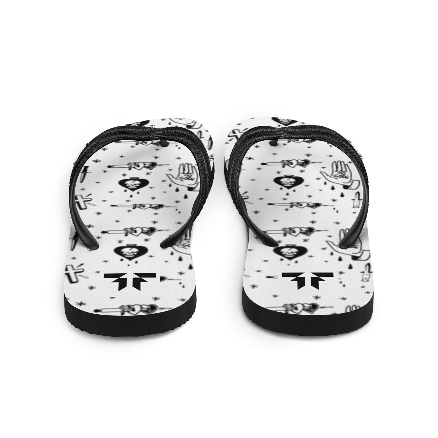 Flip - Flops - Daggers & crosses - Fliukka Clothing.