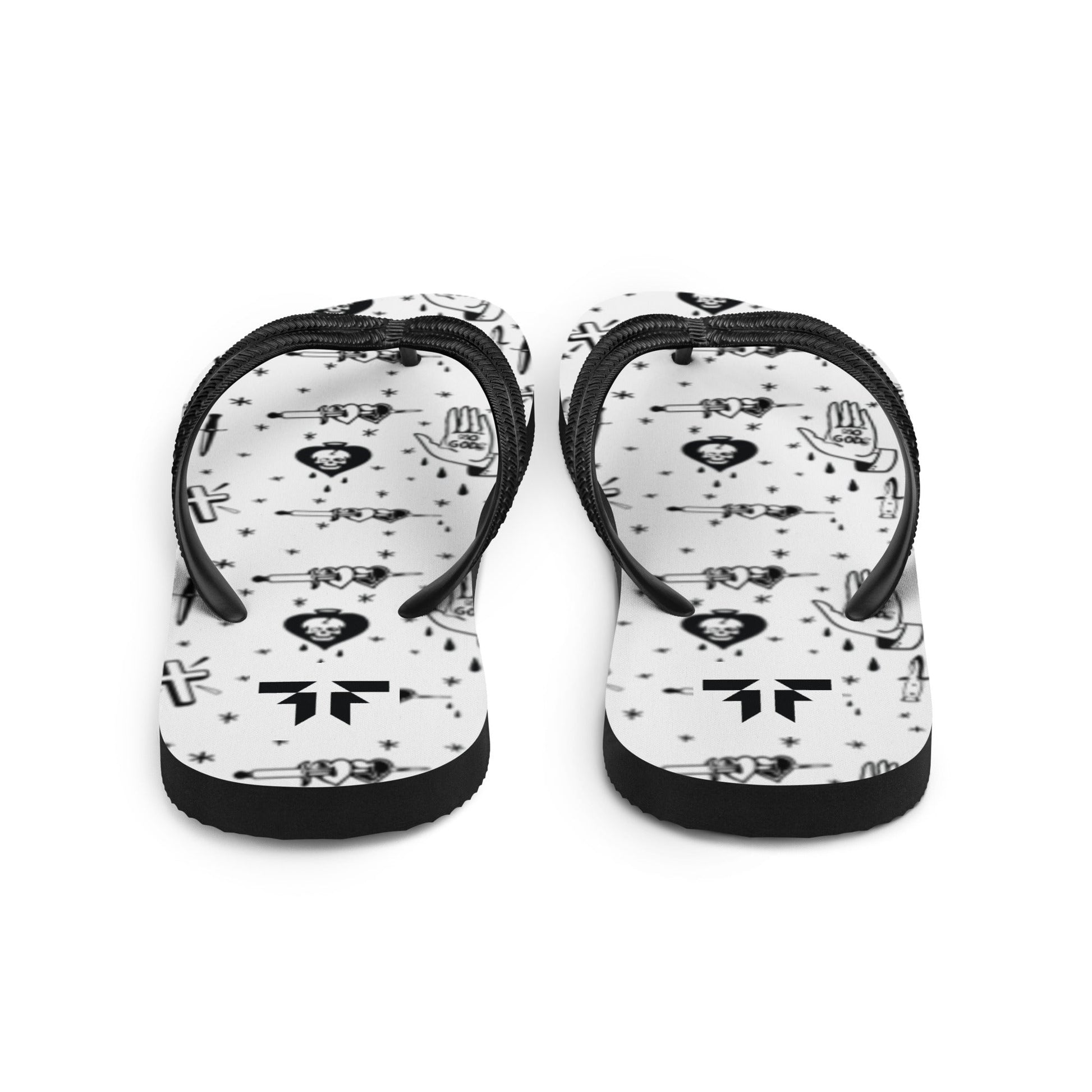 Flip - Flops - Daggers & crosses - Fliukka Clothing.