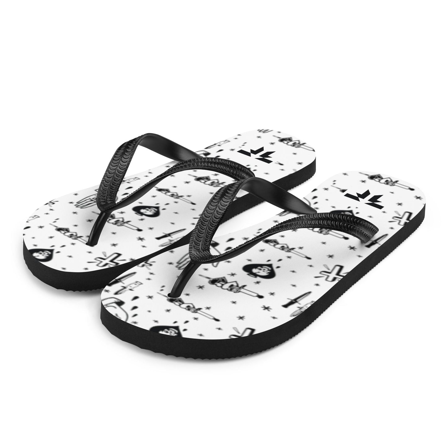 Flip - Flops - Daggers & crosses - Fliukka Clothing.