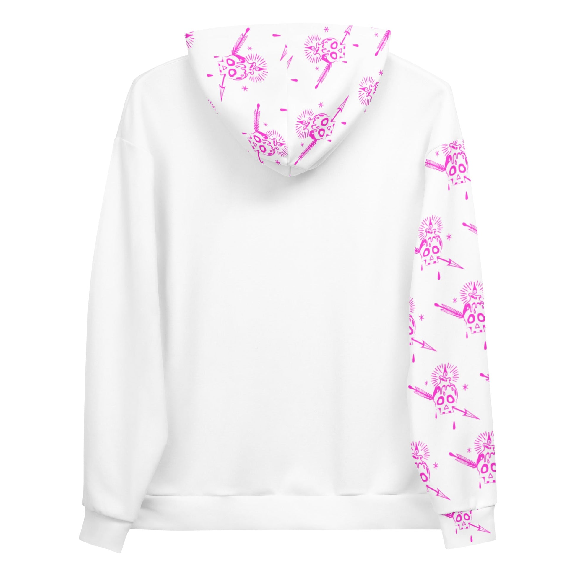 FLIUKKA PINK LIMITED EDITION SKULL UNISEX HOODIE - Fliukka