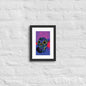 Matte Paper Framed Poster With Mat - Calavera 0.01 - Fliukka street wear.