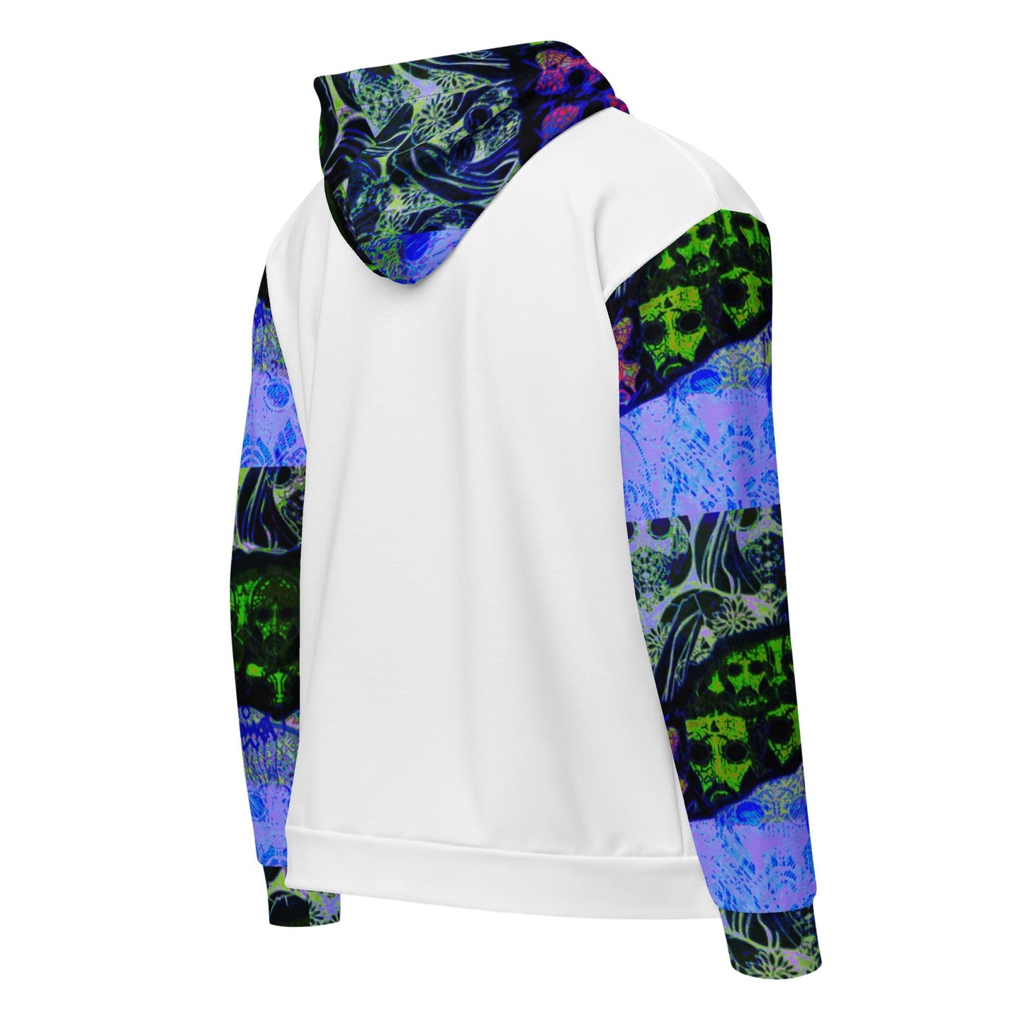 Men all over zip hoodie - Tech skull 0.4 - Fliukka street wear.