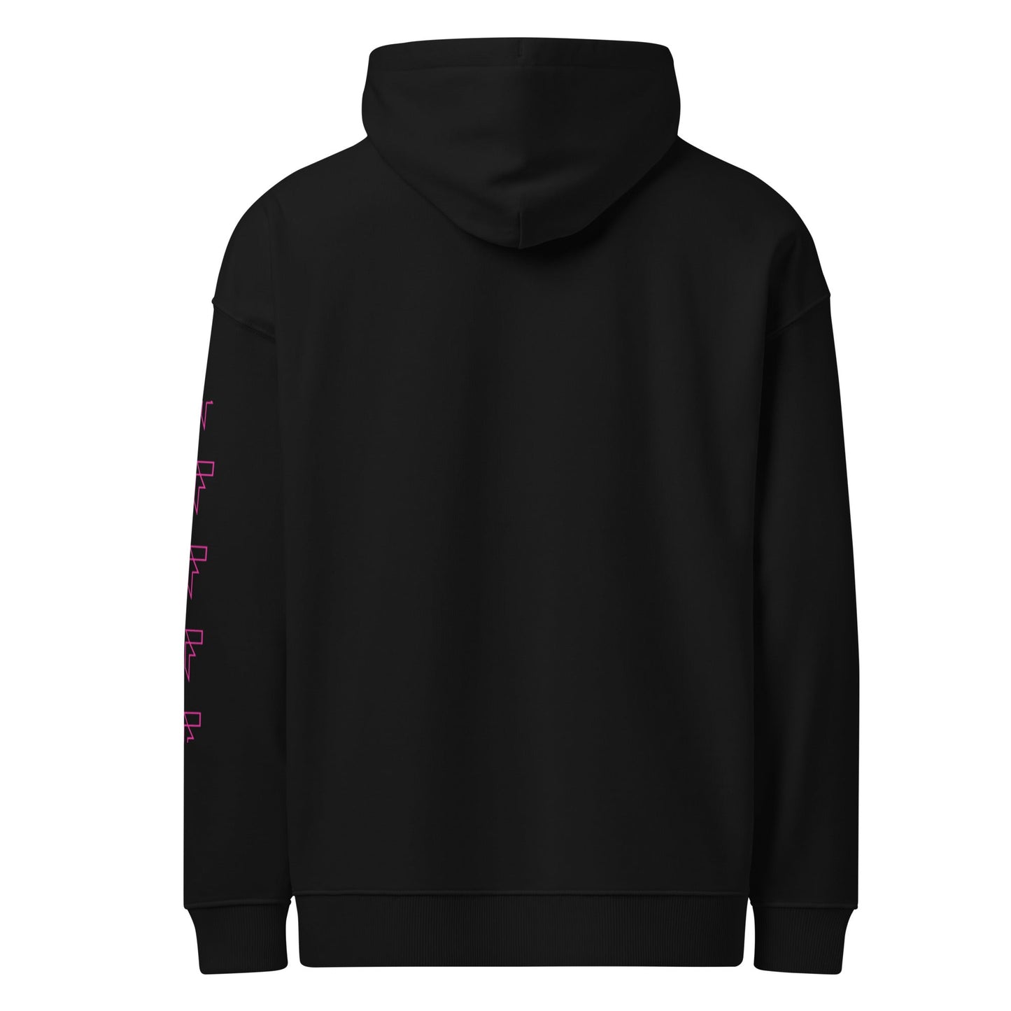Men organic relaxed hoodie - S K 8 - Fliukka street wear.