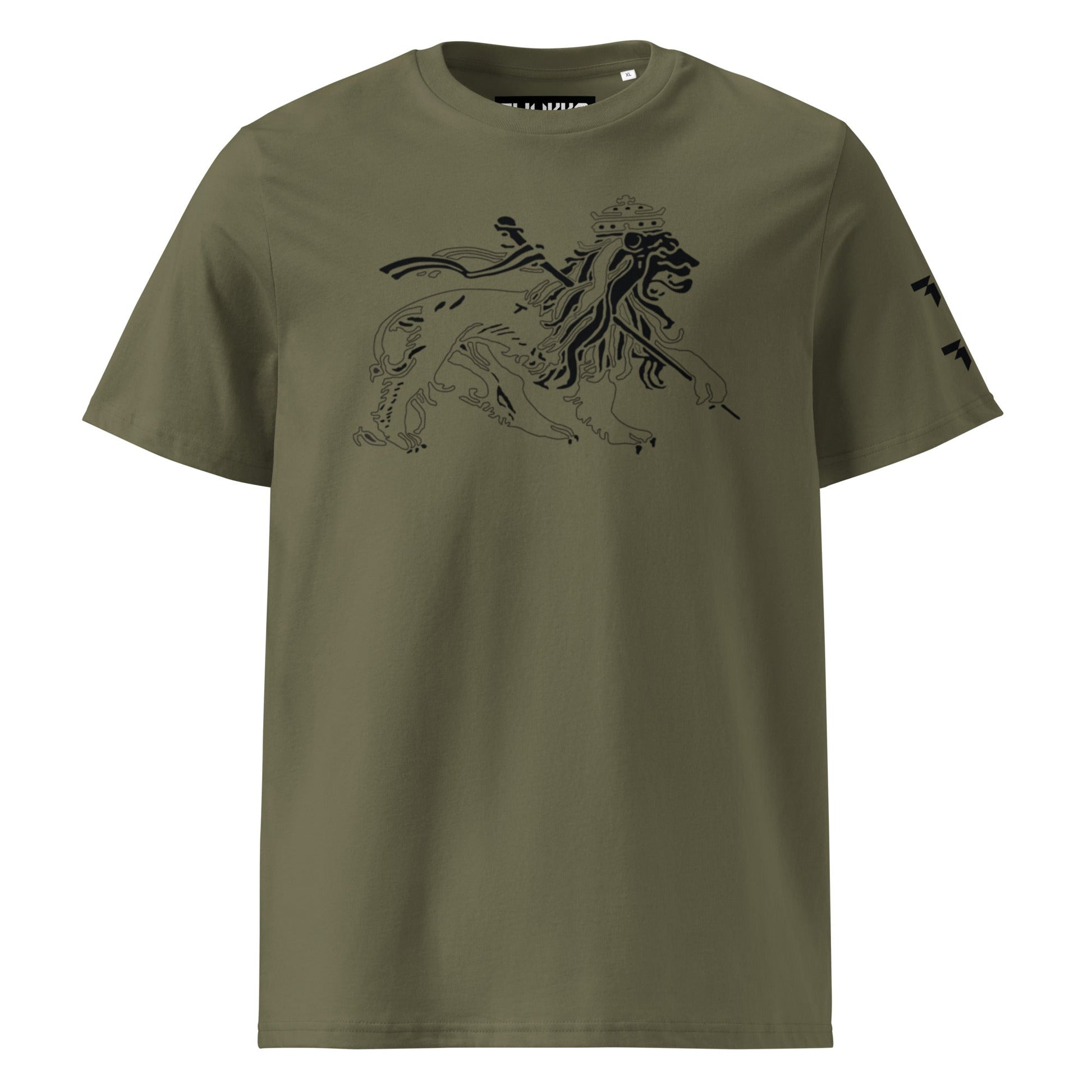 Organic cotton t-shirt - Lion - Fliukka Clothing