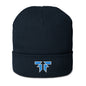 Organic ribbed beanie - Fliukka logo - Fliukka street wear.