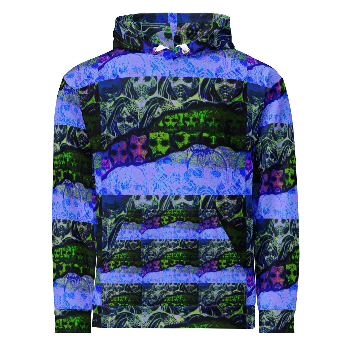 Unisex all over - Psychedelic skull - Fliukka street wear company.