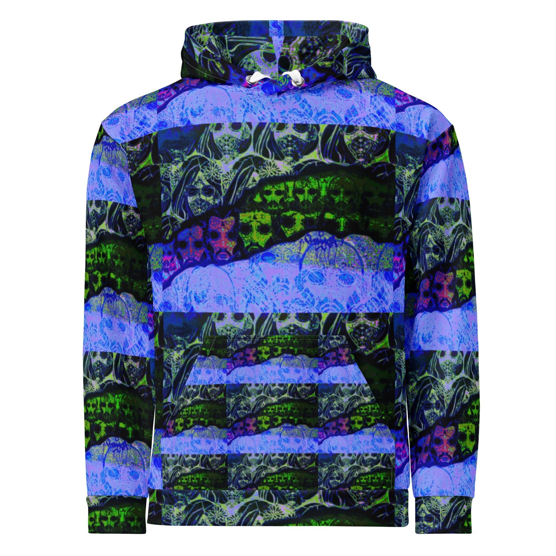 Unisex all over - Psychedelic skull - Fliukka street wear company.