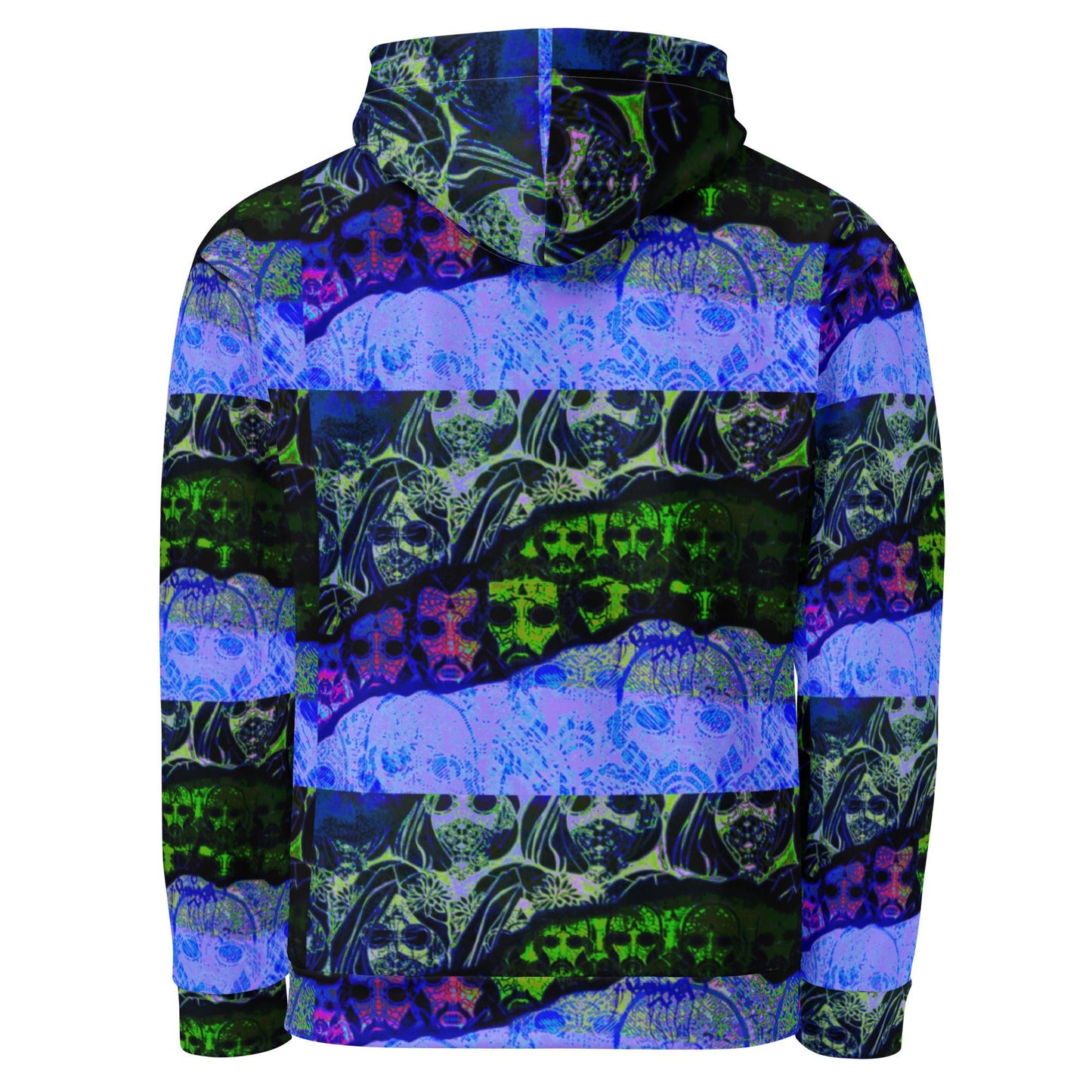 Unisex all over - Psychedelic skull - Fliukka street wear company.