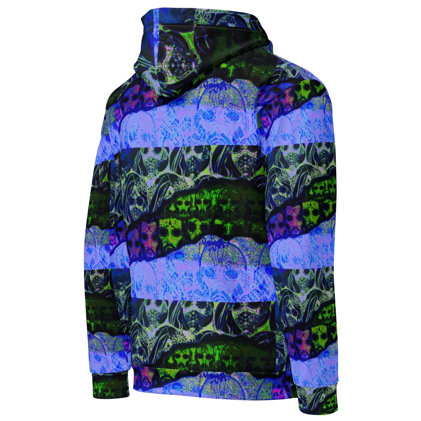 Unisex all over - Psychedelic skull - Fliukka street wear company.