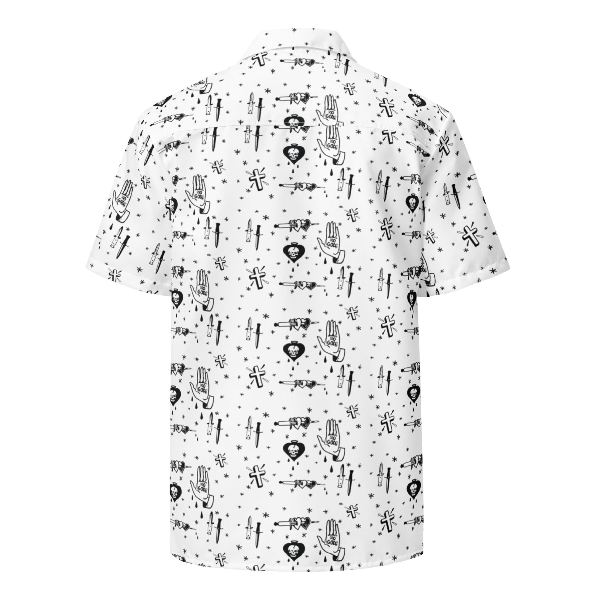 Unisex button shirt - All over - Fliukka Clothing
