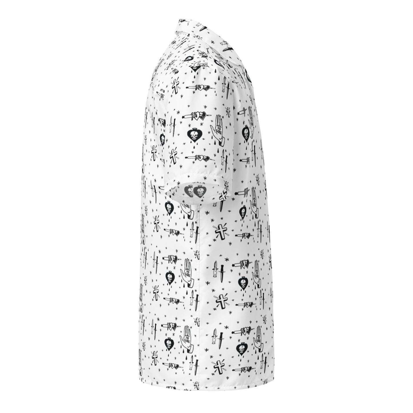 Unisex button shirt - All over - Fliukka Clothing