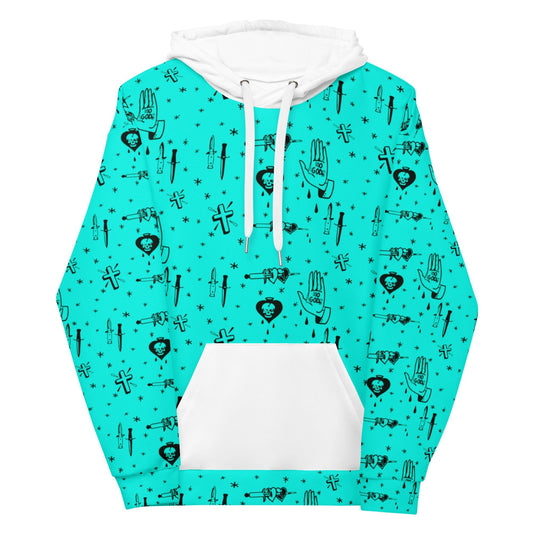 Unisex Hoodie - Blue - Fliukka Clothing