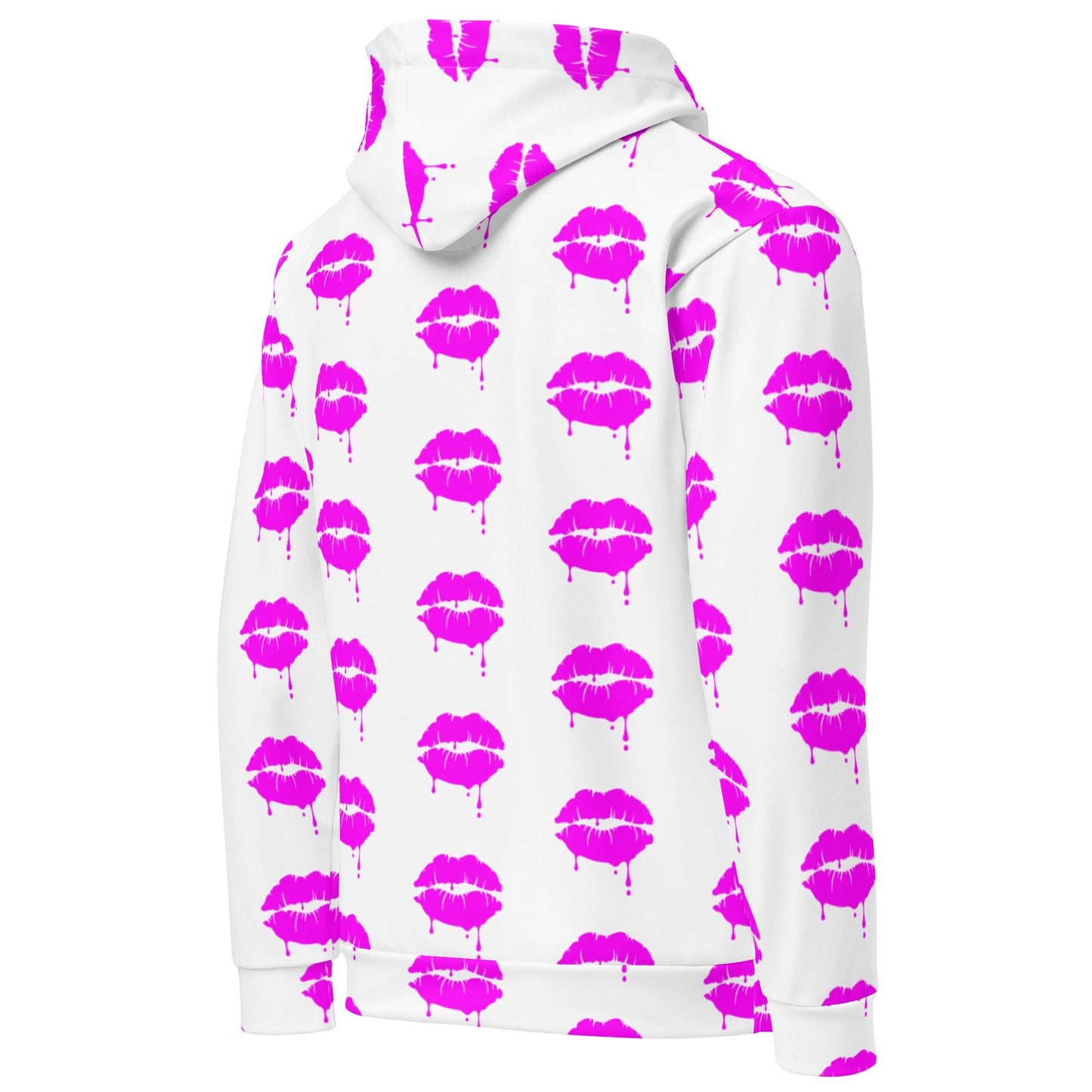 Unisex Hoodie - Lips Pink - Fliukka Clothing