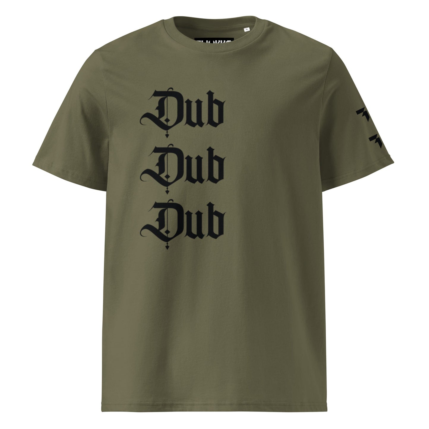 Unisex organic cotton t-shirt - Dub army - Fliukka Clothing.