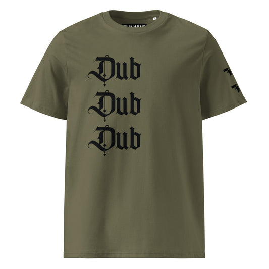 Unisex organic cotton t-shirt - Dub army - Fliukka Clothing.