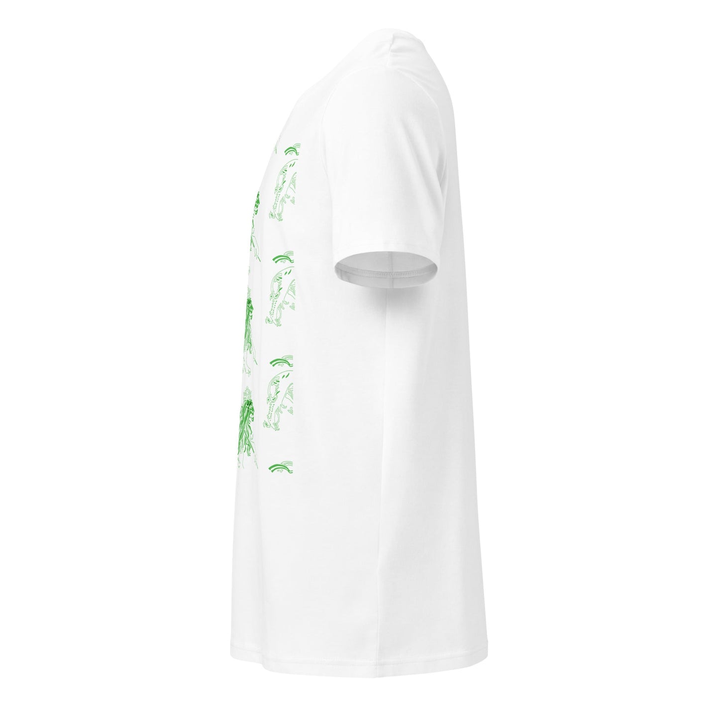 Unisex organic mid - light t-shirt Lion - Fliukka Clothing.