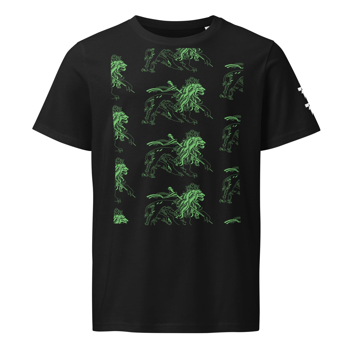 Unisex organic mid - light t-shirt Lion - Fliukka Clothing