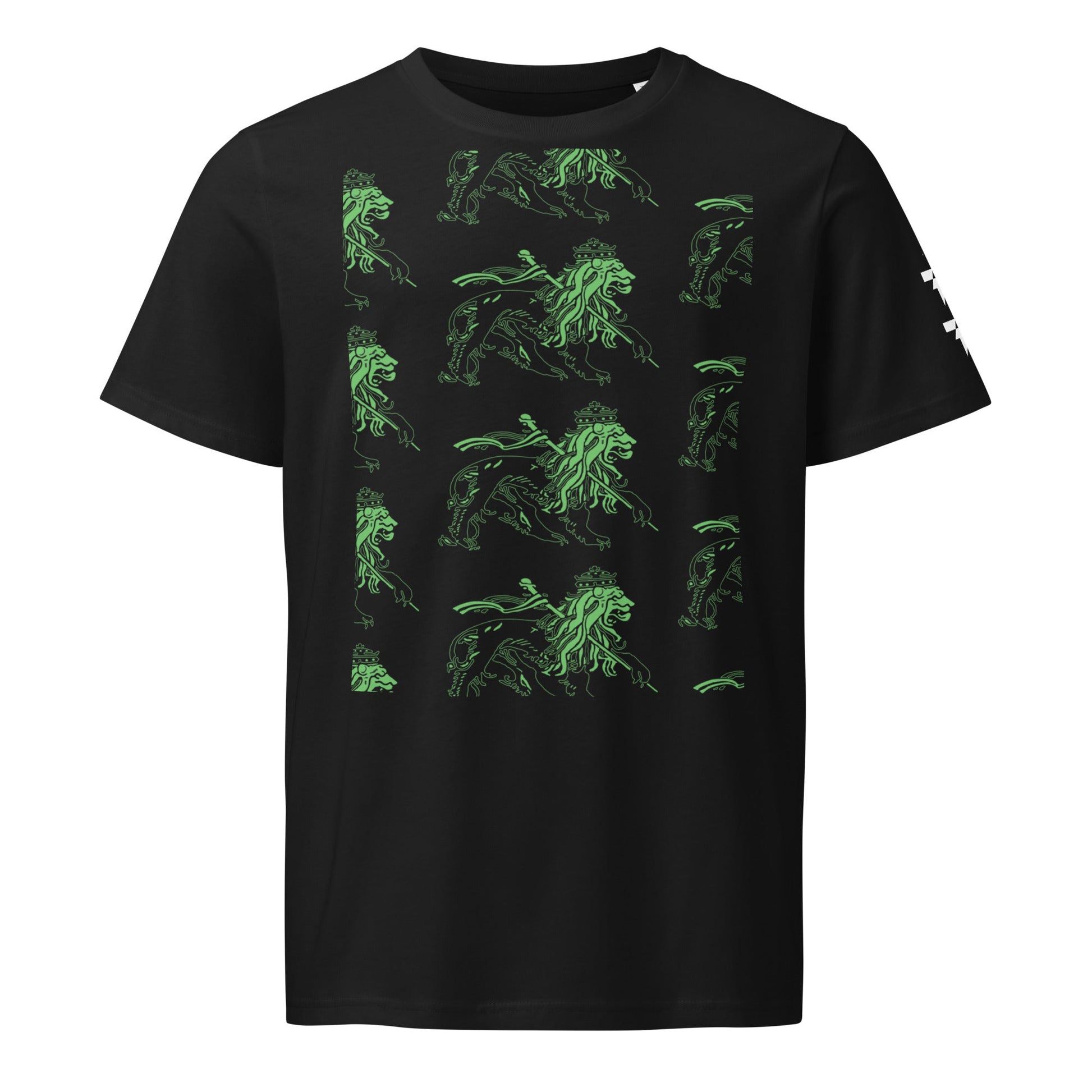 Unisex organic mid - light t-shirt Lion - Fliukka Clothing