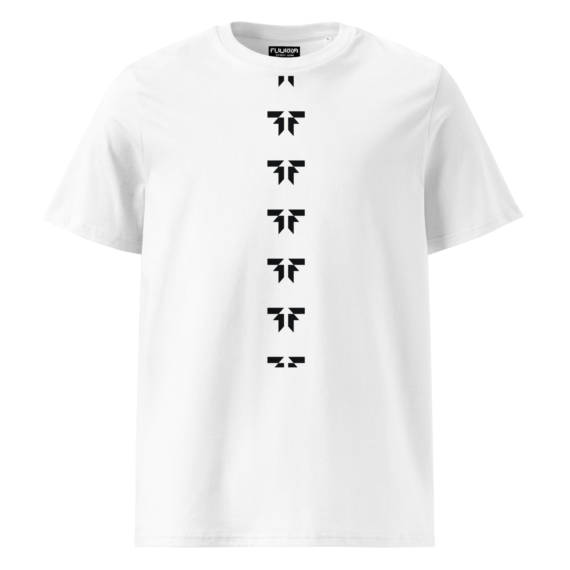 Unisex organic ribbed neck t-shirt - Fliukka street wear.