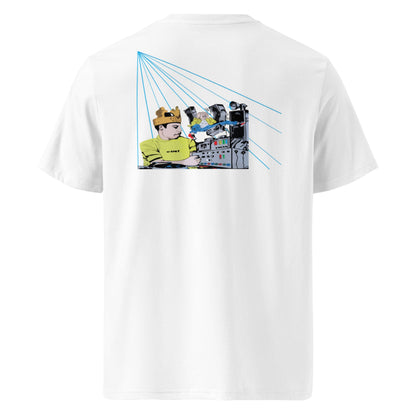 Unisex organic ribbed neck t-shirt - King Tubbys Control Tower - Fliukka street wear.
