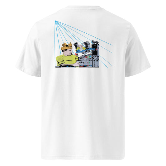 Unisex organic ribbed neck t-shirt - King Tubbys Control Tower - Fliukka street wear.