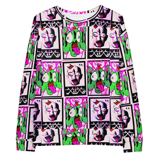 Unisex Sweatshirt - Salinas acid front - Fliukka Clothing