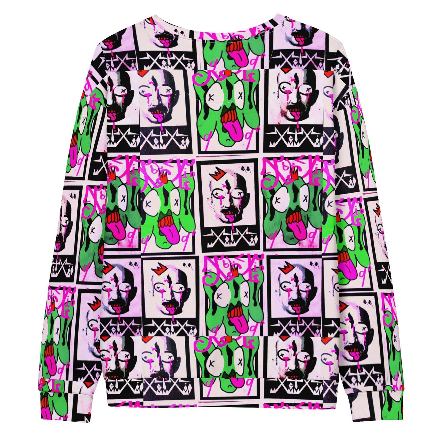 Unisex Sweatshirt - Salinas acid front - Fliukka Clothing