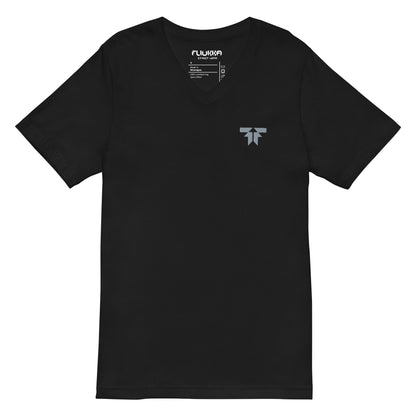Unisex V - Neck T-Shirt - Fliukka Logo - Fliukka Clothing