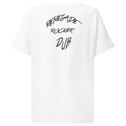 Women’s organic ribbed neck t-shirt - Fliukka street wear.