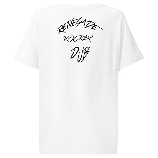 Women’s organic ribbed neck t-shirt - Fliukka street wear.