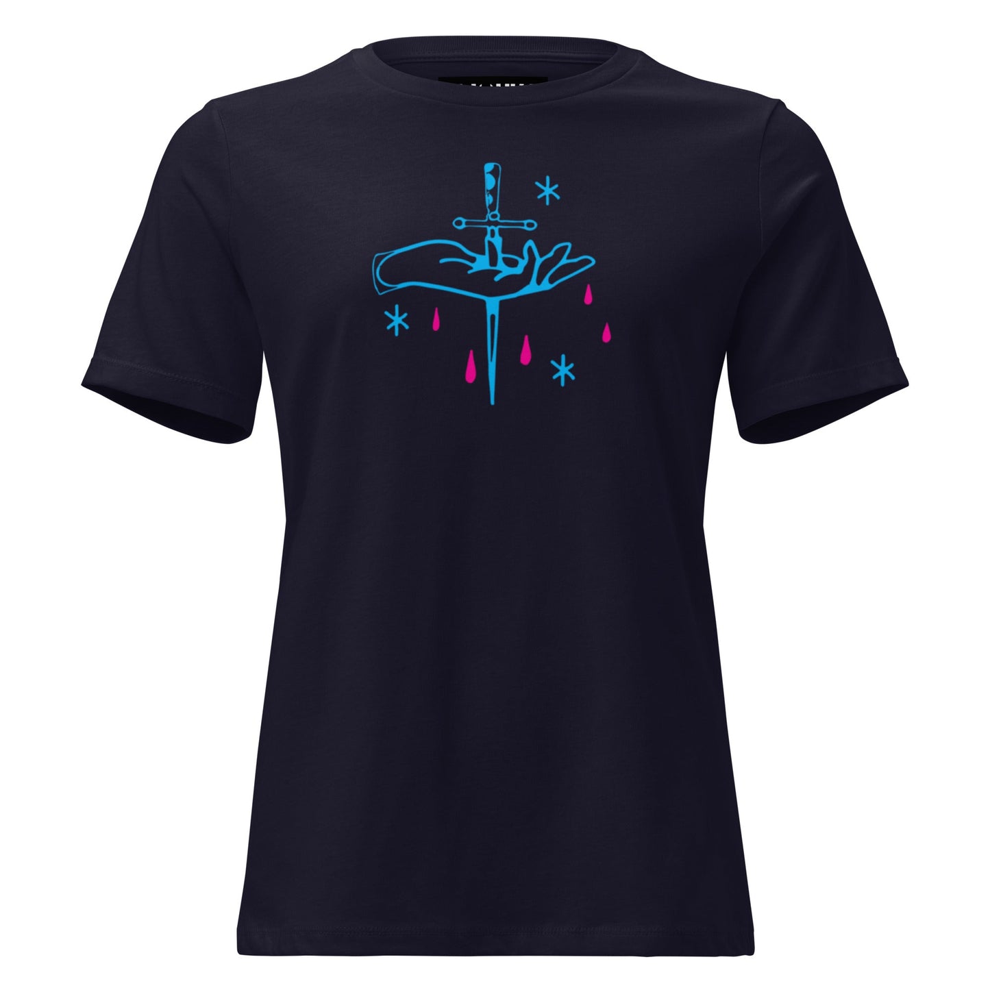 Women's relaxed t-shirt - Bleed the Stars - Fliukka street wear.