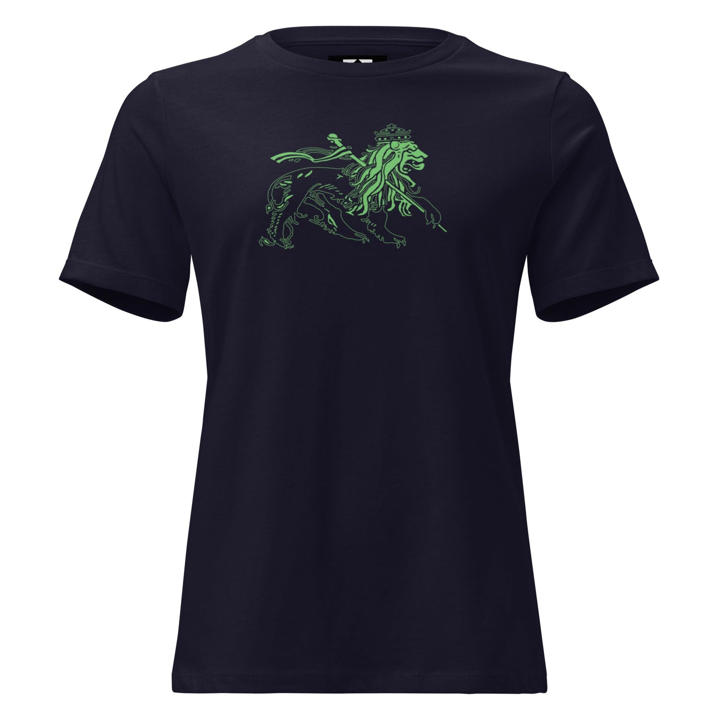 Women's Relaxed T-Shirt - Lion green - Fliukka Clothing